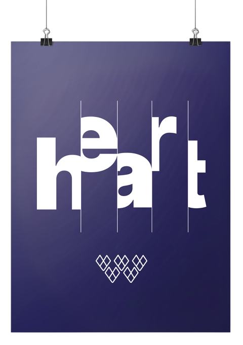 Heart icon, for the HEART framework: human experience, execution, AI for efficiency, results, and team.